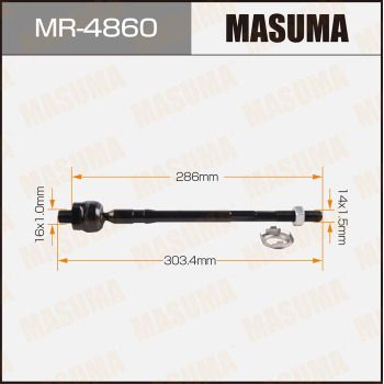 MASUMA MR-4860 Наконечник рулевой тяги  для NISSAN ALMERA II Hatchback (N16) 1.5