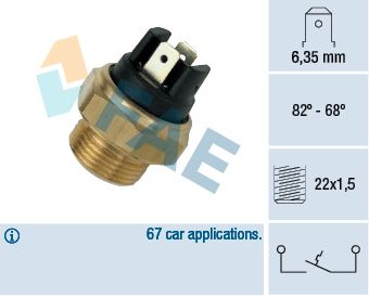 Przełącznik termiczny wentylatora FAE 37350 produkt