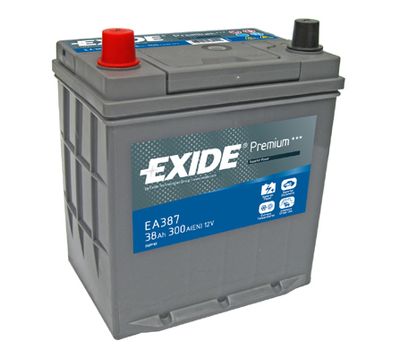 Стартерная аккумуляторная батарея EXIDE EA387 для NISSAN PIXO