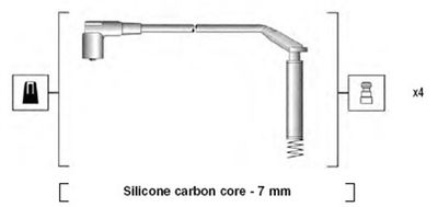 Tändkabelsats MAGNETI MARELLI 941125190673