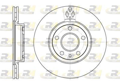 ROADHOUSE 6442.10 Тормозные диски  для ALFA ROMEO SPIDER (916_) 2.0 T.SPARK 16V (916S2C00)