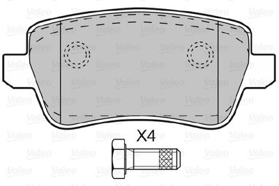 Brake Pad Set, disc brake 598727