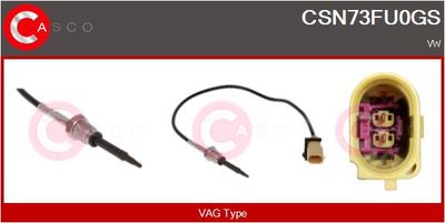 SENZOR TEMPERATURA GAZE EVACUARE