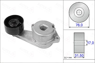 Натяжитель ремня, клиновой зубча AUTEX 654949 для FORD USA EXPEDITION