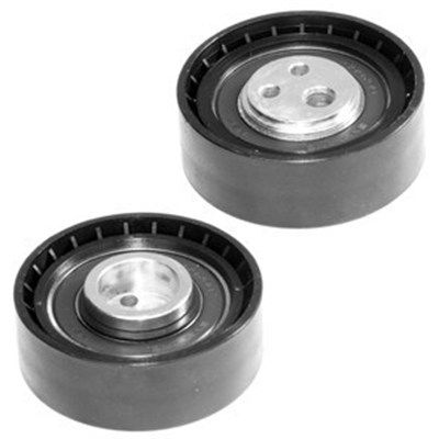 Įtempiklio skriemulys, V formos rumbuotas diržas