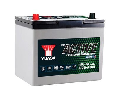 Yuasa 12V 90Ah 300A L26-AGM