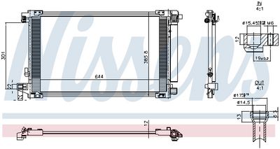 CONDENSATOR CLIMATIZARE NISSENS 941382 5
