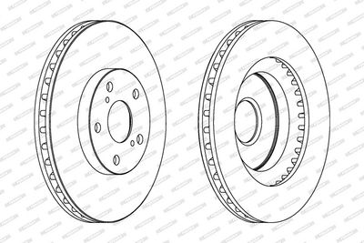 BREMSSCHEIBE FERODO DDF1646C