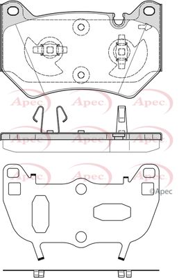 Brake Pad Set APEC PAD2311