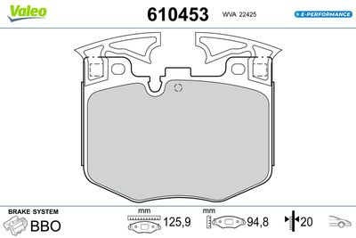 SET PLACUTE FRANA FRANA DISC VALEO 610453