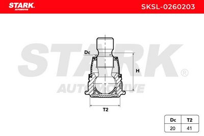 Шарнири STARK SKSL-0260203