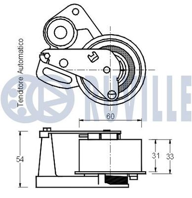 ROLA INTINZATOR CUREA DISTRIBUTIE RUVILLE 540563 1