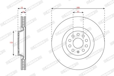 Brake Disc DDF3062C-1