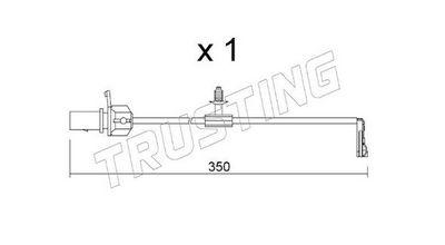 SENZOR DE AVERTIZARE UZURA PLACUTE DE FRANA