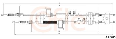 CABLU FRANA DE PARCARE