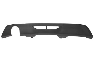 Bumper valance Achter (zwart, certificaat CZ) past: OPEL CORSA F 05.19-