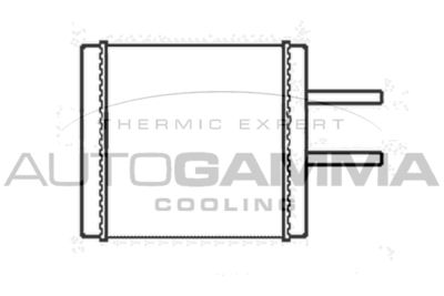 AUTOGAMMA 107266 Радиатор печки  для KIA CLARUS (Киа Кларус)