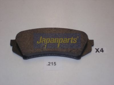 JAPANPARTS Stabdžių trinkelių rinkinys, diskinis stabdys