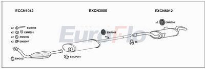 Układ wydechowy EUROFLO CNDIS20D7001B