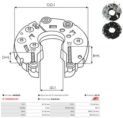 PUNTE DIODE AS-PL ARC0005 2
