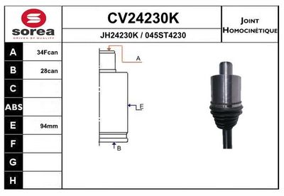 GELENKSATZ ANTRIEBSWELLE
