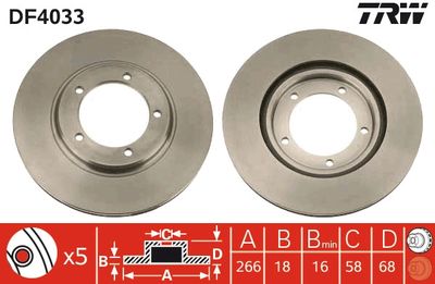 Brake Disc DF4033