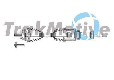 TrakMotive 30-1718 Сальник полуоси  для LAND ROVER FREELANDER 2 (L359) 2.2 TD4 4x4