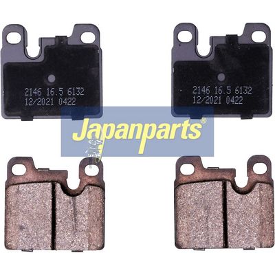 JAPANPARTS Stabdžių trinkelių rinkinys, diskinis stabdys