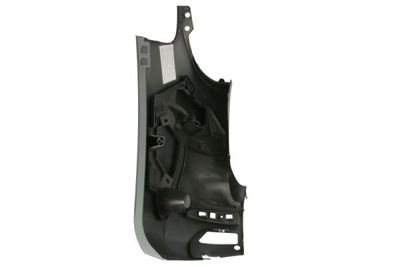 Bumper hoek Achter Rechts (met basiscoating  versie met achterflap, (en) with blind spot sensor holder, voor het schilderen) past: RENAULT KANGOO III 01.21-
