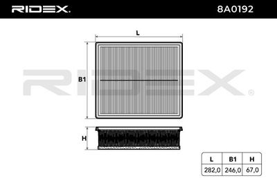 въздушен филтър RIDEX