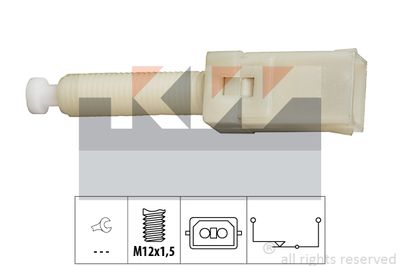 Выключатель фонаря сигнала торможения KW 510 087 для AUDI V8