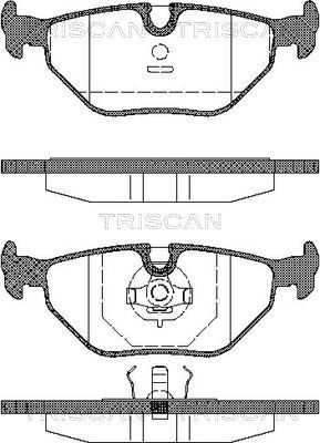 Комплект тормозных колодок, дисковый тормоз TRISCAN 8110 11899 для BMW Z1