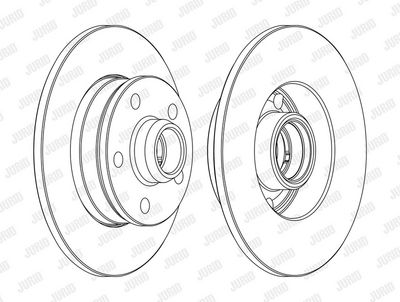 BREMSSCHEIBE JURID 561620JC1 1