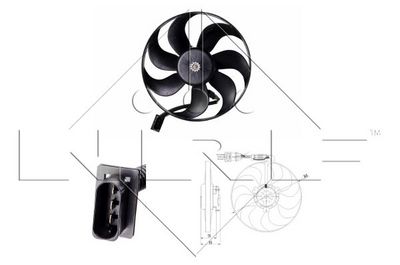 Fan, engine cooling 47064