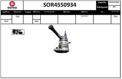 EAI Hydraulikpumpe, Lenkung (SOR4550934)