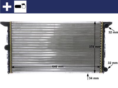 Radiateur - CR1534000S - MAHLE