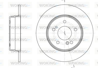 WOKING D6467.00 Тормозные диски для CHRYSLER CROSSFIRE