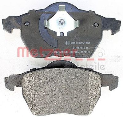 BREMSBELAGSATZ SCHEIBENBREMSE METZGER AUTOTEILE 1170114 2