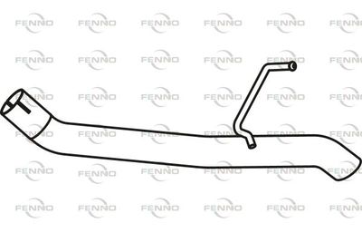 Rura wydechowa FENNO P23016