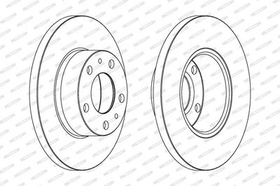 DISC FRANA FERODO DDF758 1
