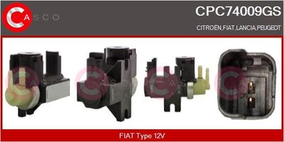 Měnič tlaku, výfukový systém CASCO CPC74009GS