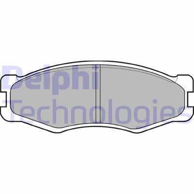Комплект тормозных колодок, дисковый тормоз DELPHI LP707 для NISSAN PICK