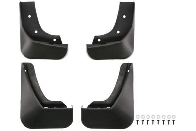 Spatlap Achter/Voor Links/Rechts (set 4 stuks.) past: PEUGEOT 2008 I 03.13-06.19