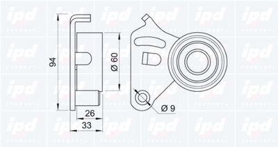 ROLA INTINZATOR CUREA DISTRIBUTIE IPD 140643 1