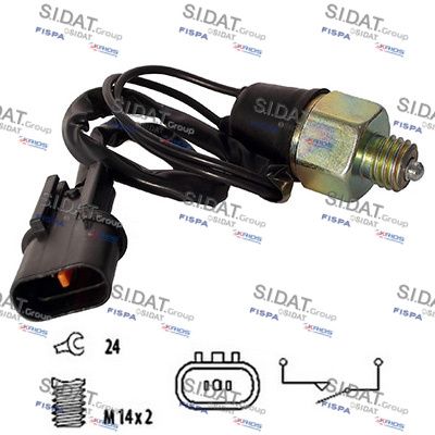 Выключатель, фара заднего хода SIDAT 3.234267 для HYUNDAI TRAJET