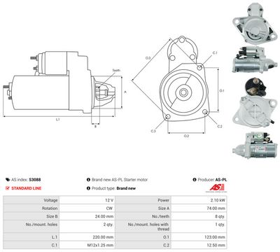 STARTER AS-PL S3088 4