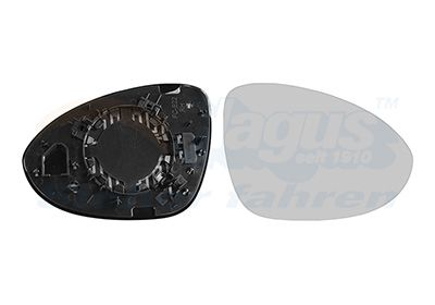 Sklo do zrcátka, vnější zrcátko VAN WEZEL 7415838