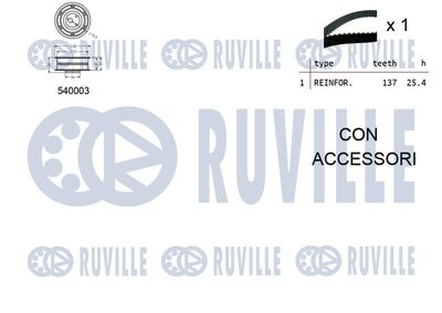 SET CUREA DE DISTRIBUTIE RUVILLE 550074 1