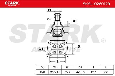 Шарнири STARK SKSL-0260129