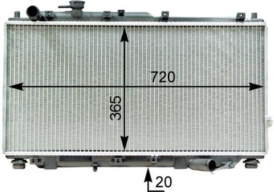 RADIATOR RACIRE MOTOR MAHLE CR1322000P 1